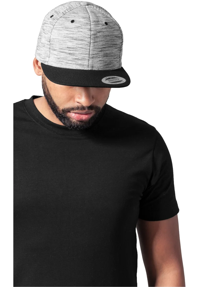 Stripes Melange Crown Snapback One Size