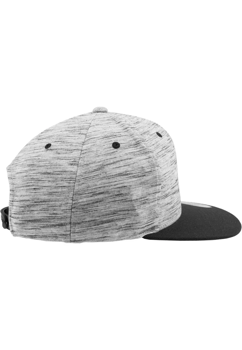 Stripes Melange Crown Snapback One Size