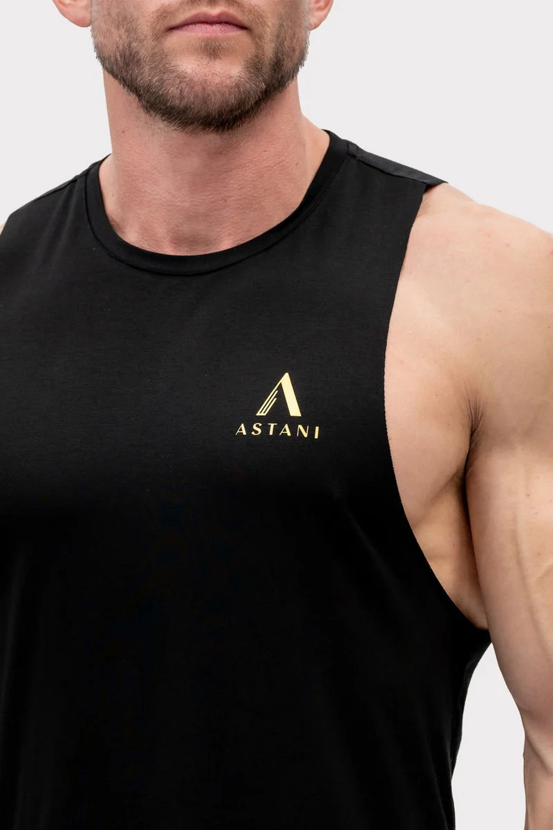 A Meta Tank Top - Black