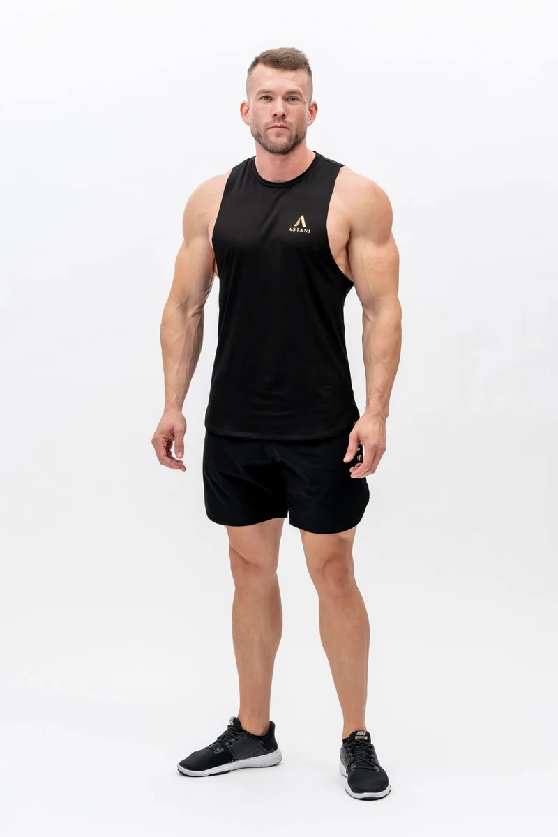 A Meta Tank Top - Black