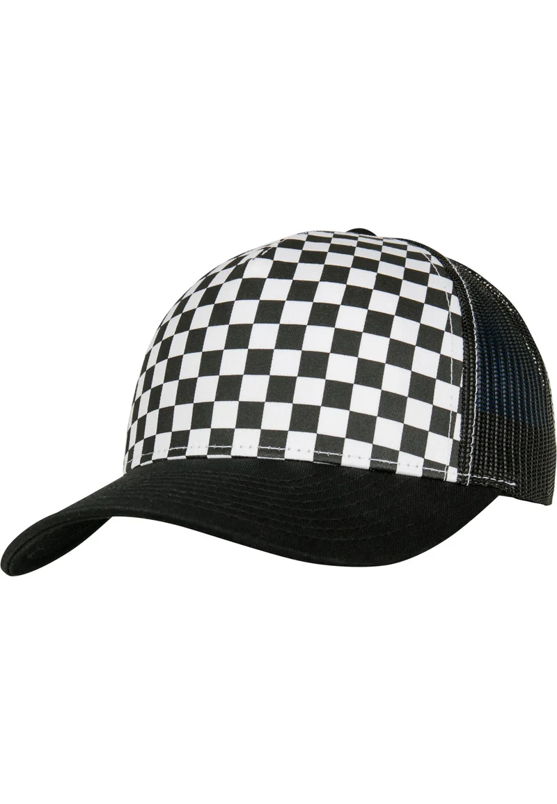 Checkerboard Trucker Snapback one size