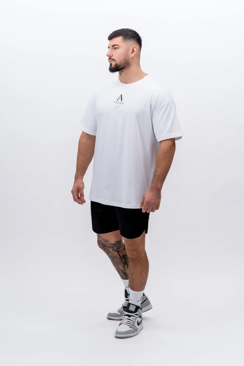 A AMPIO Oversize T Shirt - White