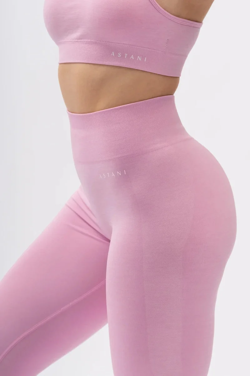 A BLISS Scrunch Tights - Pink