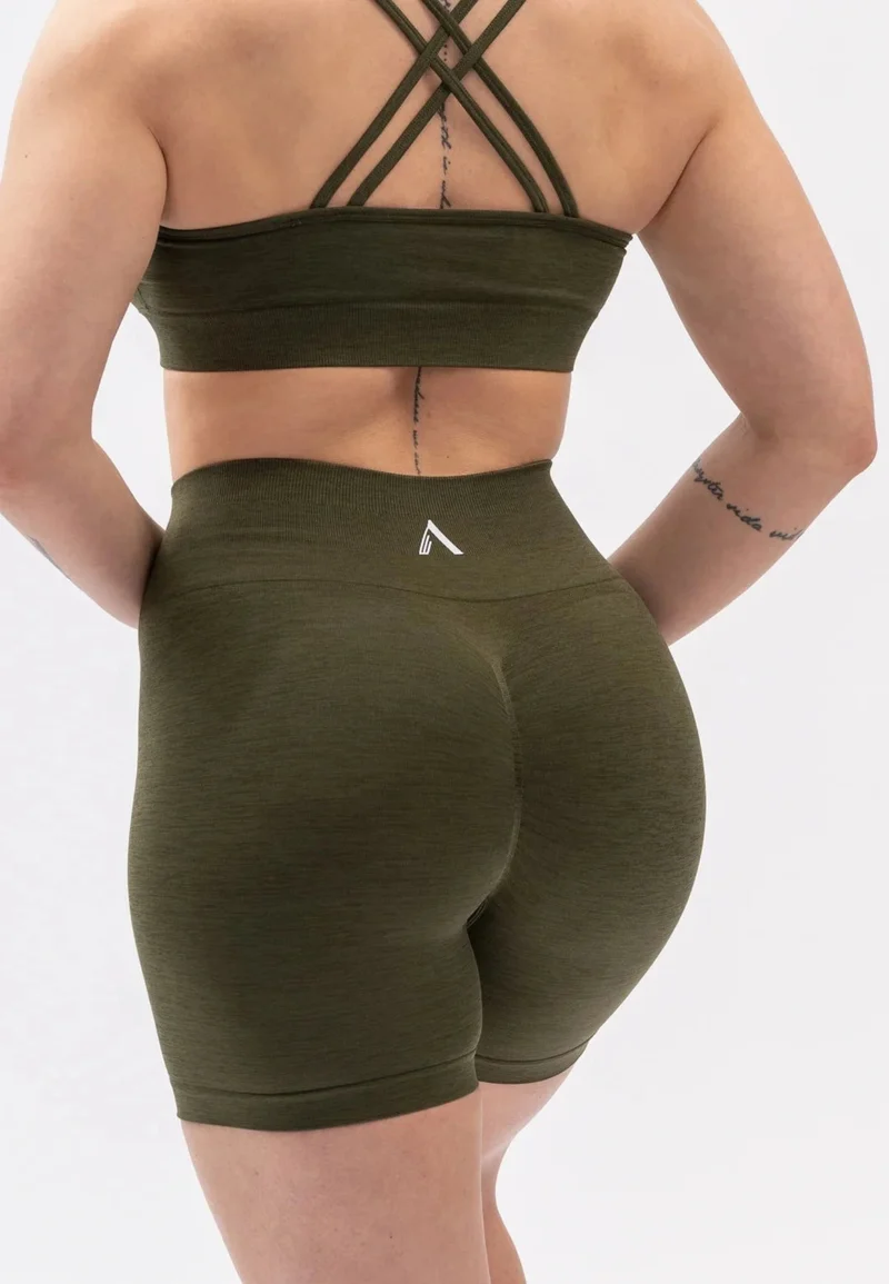 A BLISS Scrunch Shorts - Green