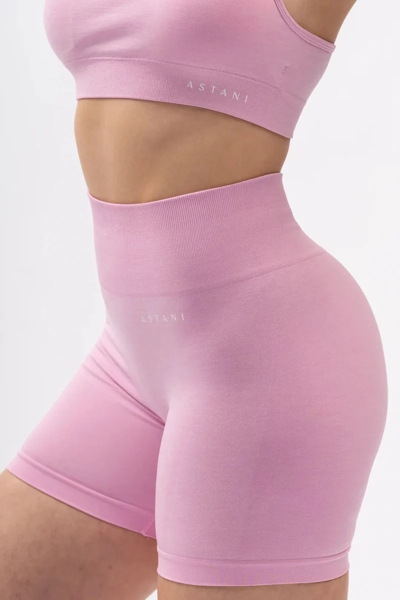 A BLISS Scrunch Shorts - Rosa
