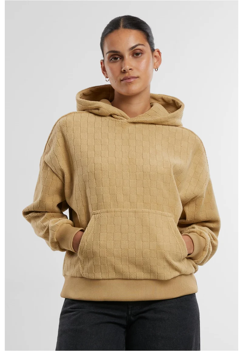 UC Jacquard Velvet Oversized Hoodie