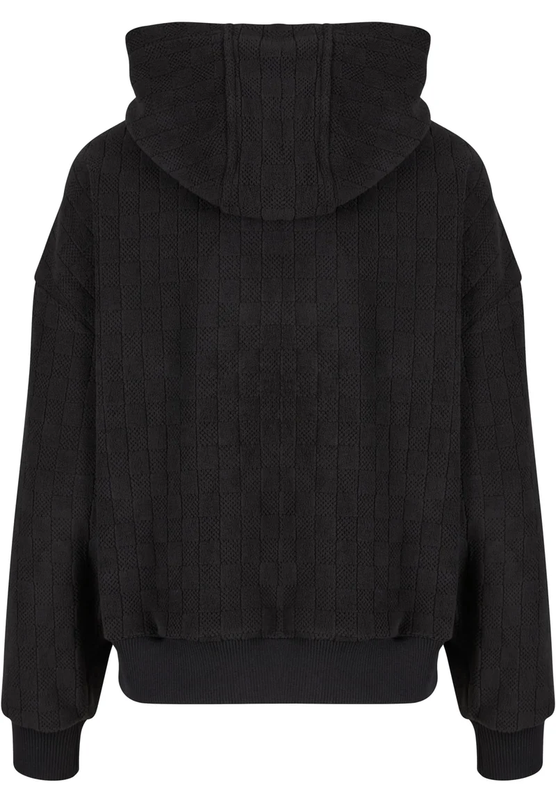 UC Jacquard Velvet Oversized Hoodie