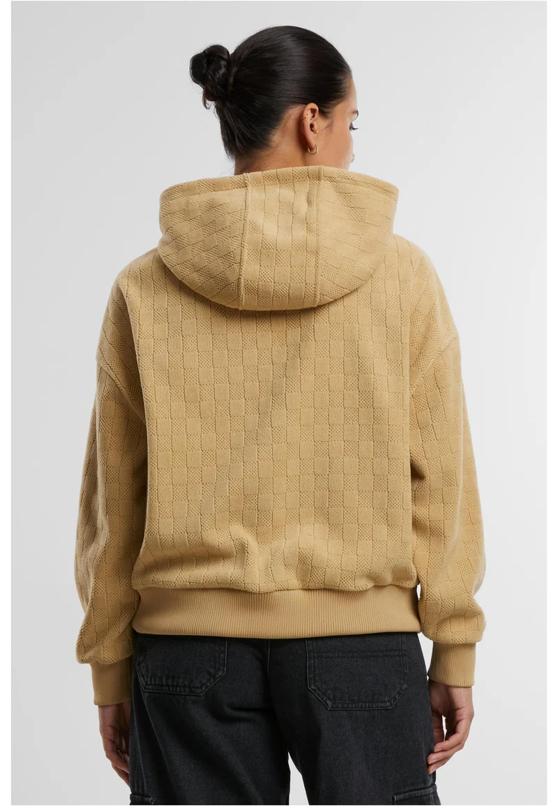 UC Jacquard Velvet Oversized Hoodie