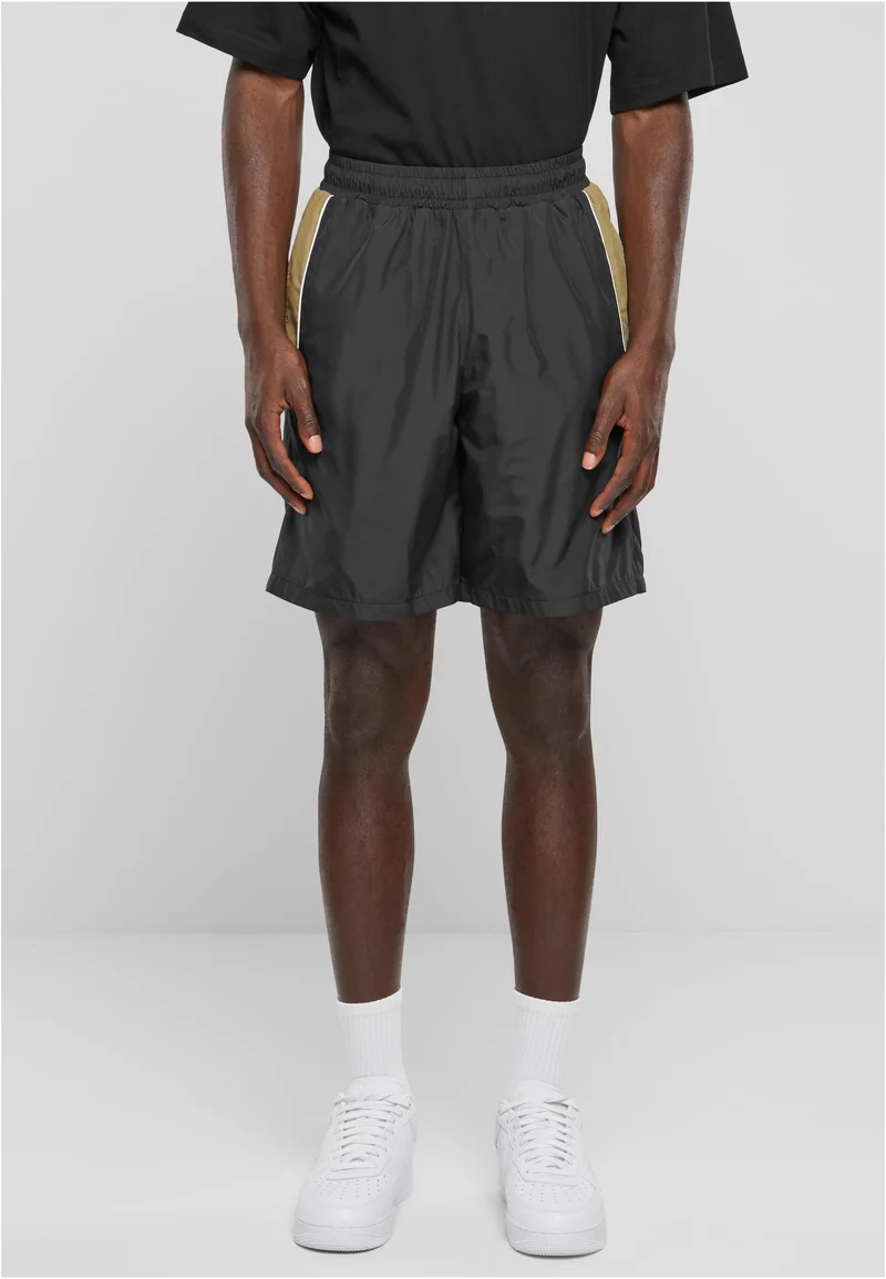 UC Piped Track Shorts - Black