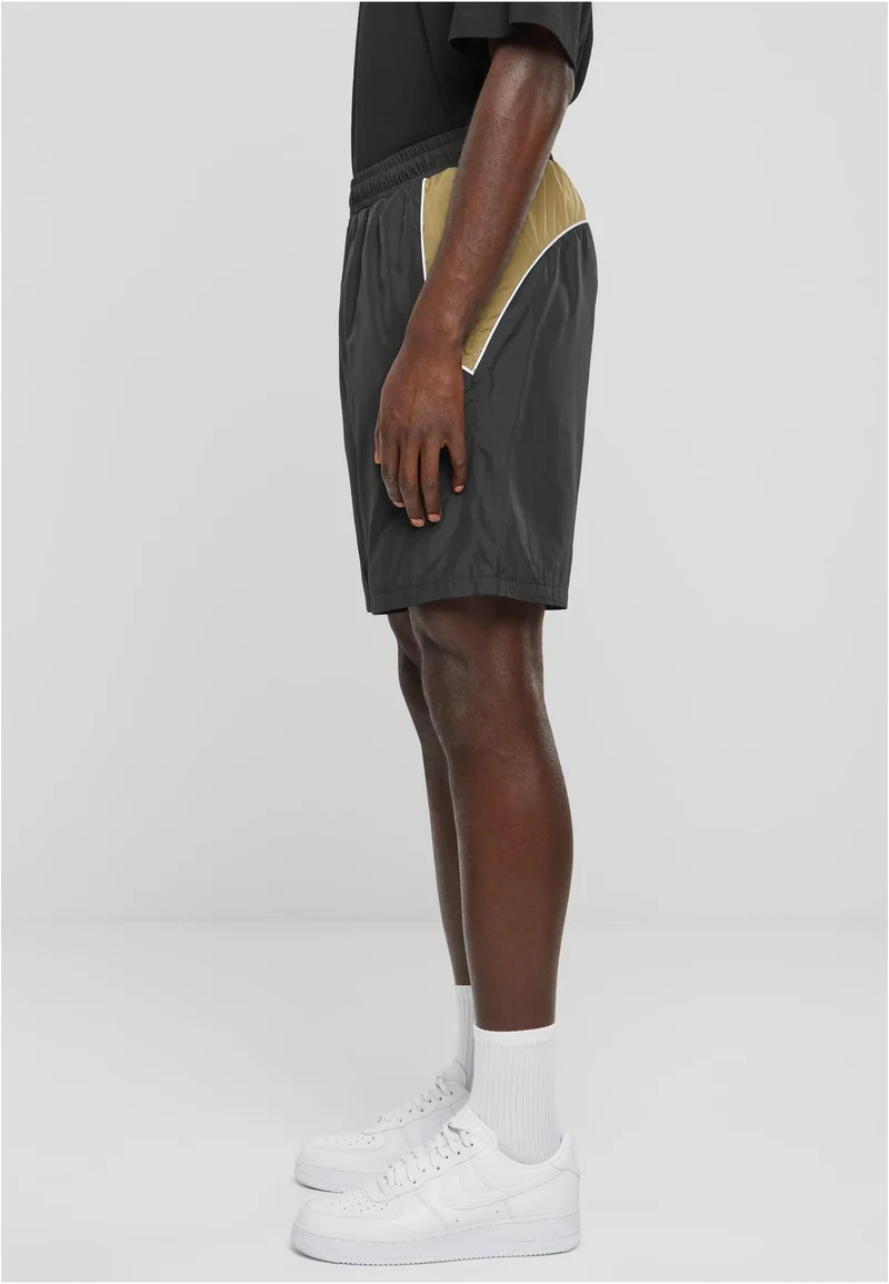 UC Piped Track Shorts - Black