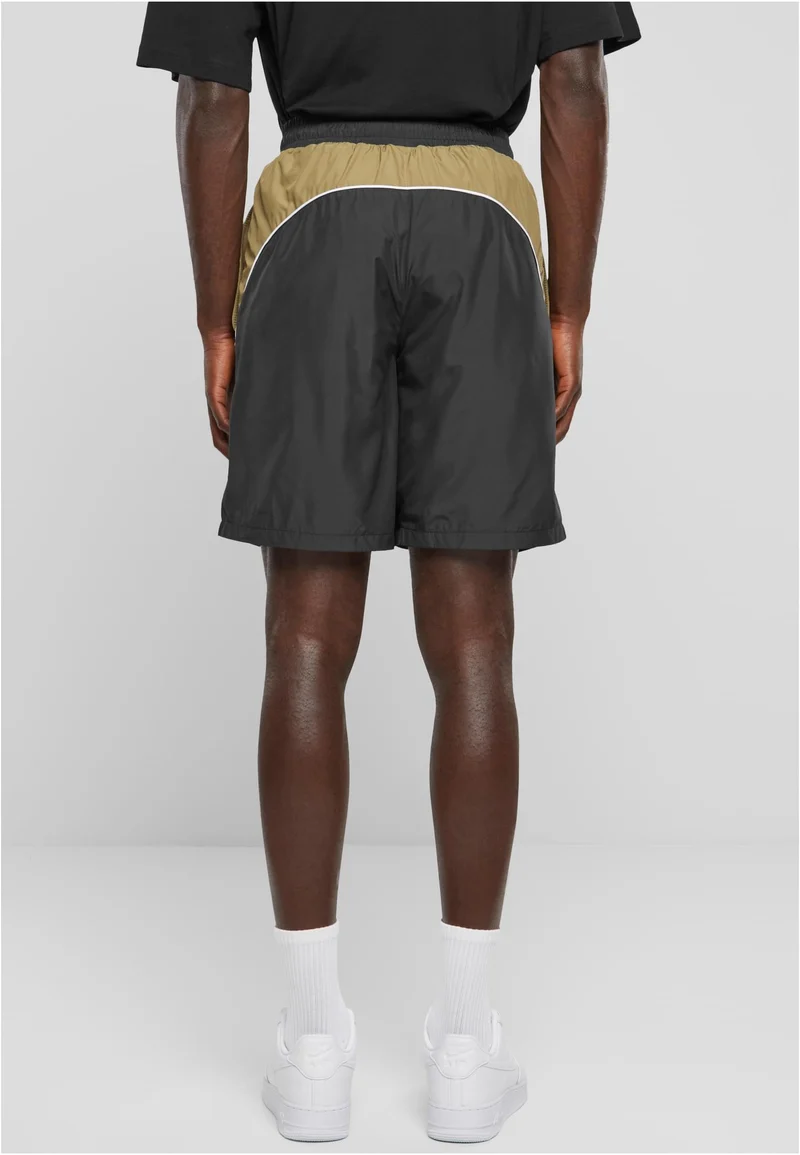 UC Piped Track Shorts - Black