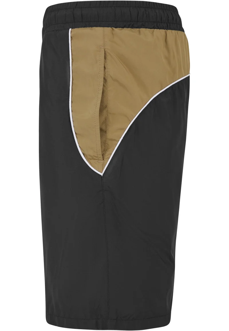 UC Piped Track Shorts - Black