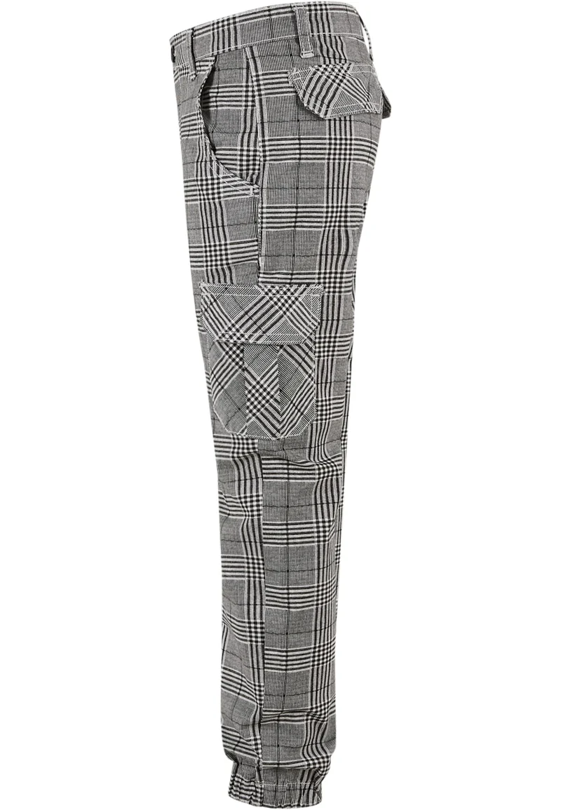 UC Boys AOP Glencheck Cargo Jog Pants
