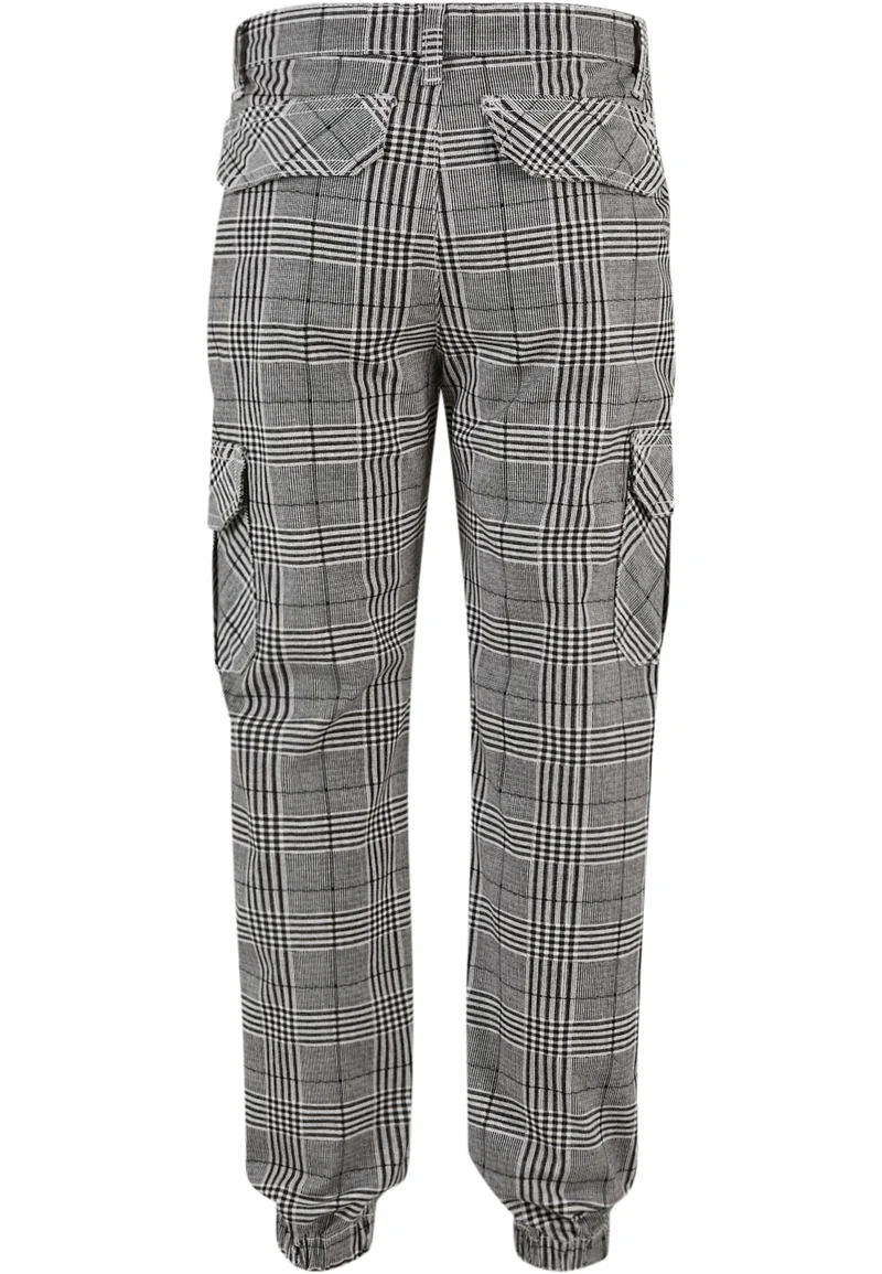 UC Boys AOP Glencheck Cargo Jog Pants