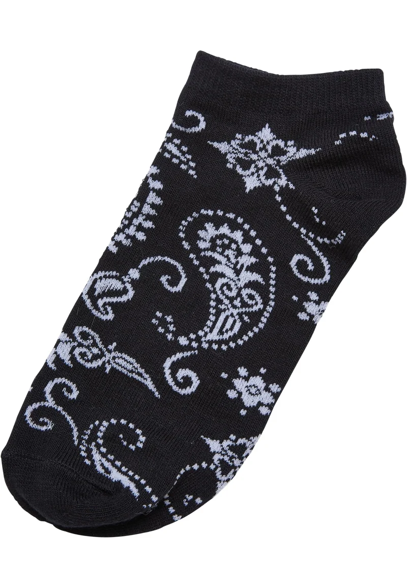 UC Bandana Pattern No Show Socks 5-Pack