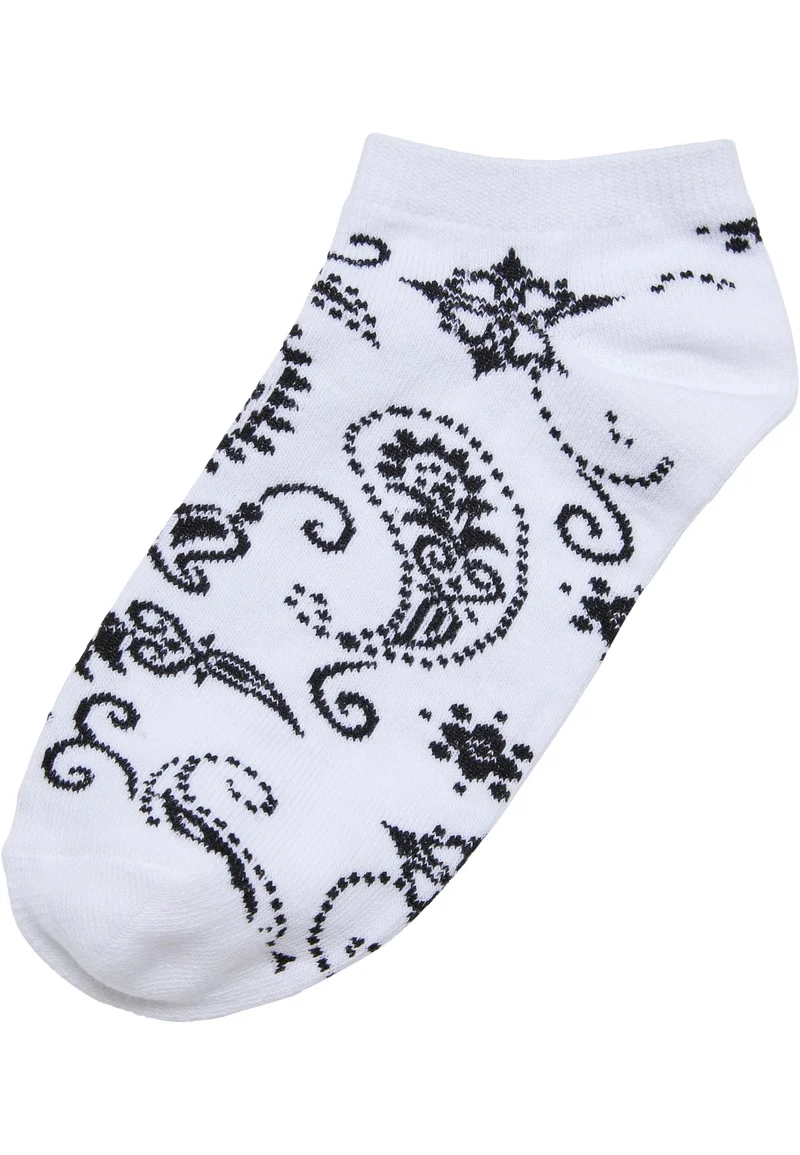 UC Bandana Pattern No Show Socks 5-Pack