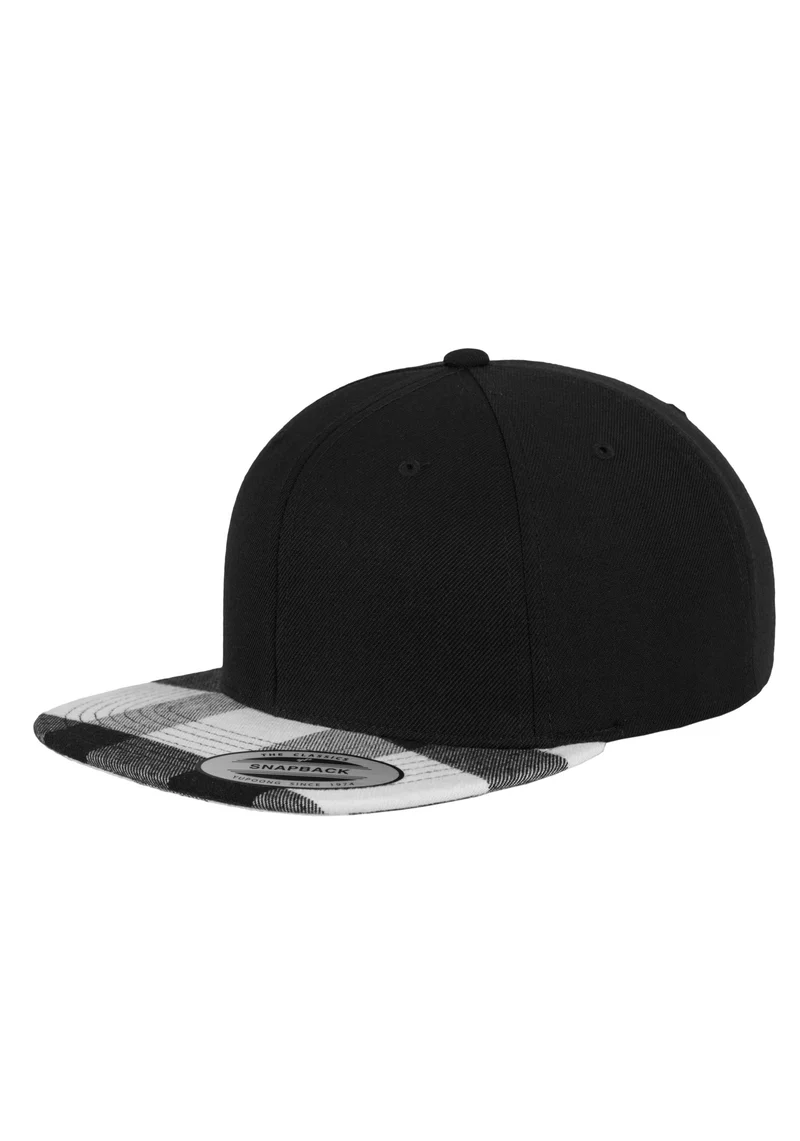 Checked Flanell Peak Snapback One Size
