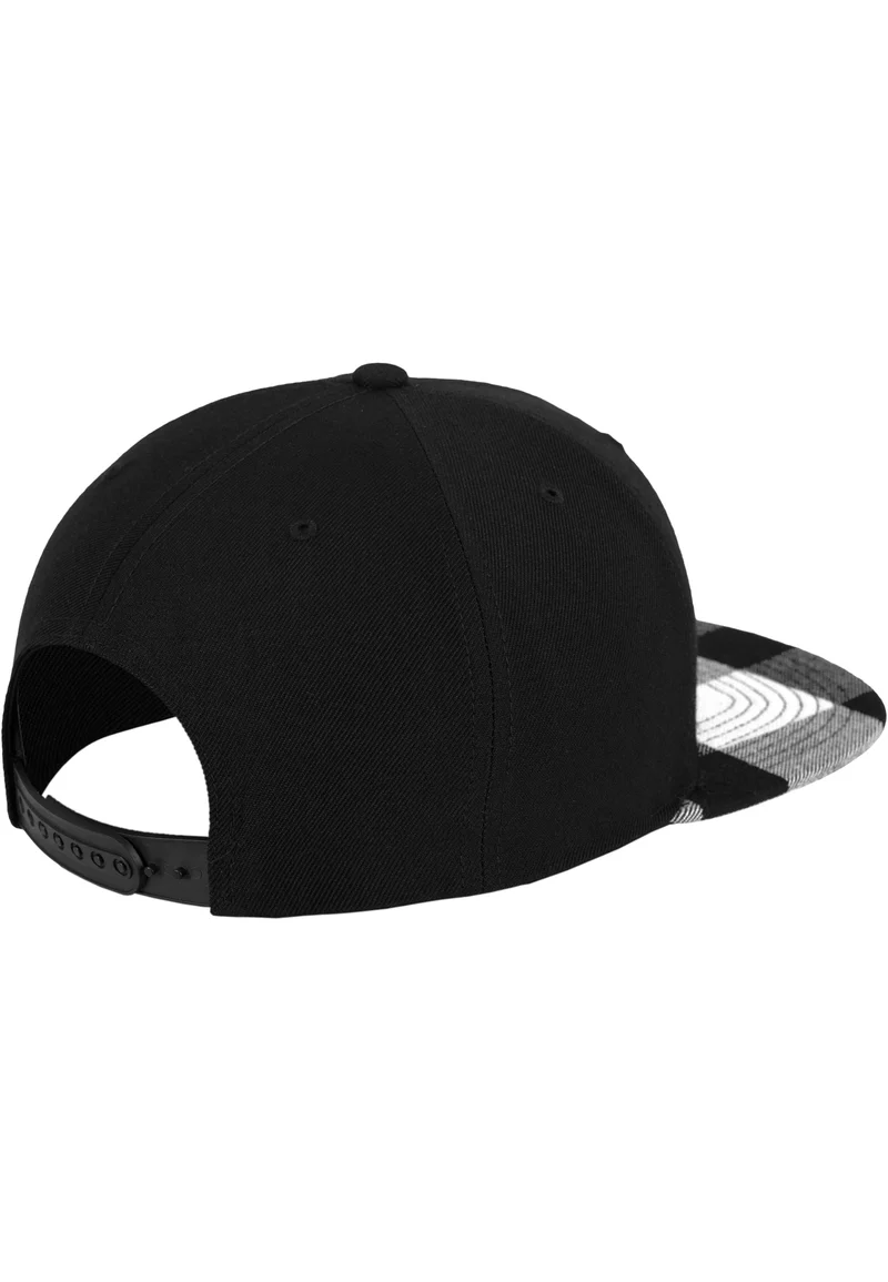 Checked Flanell Peak Snapback One Size