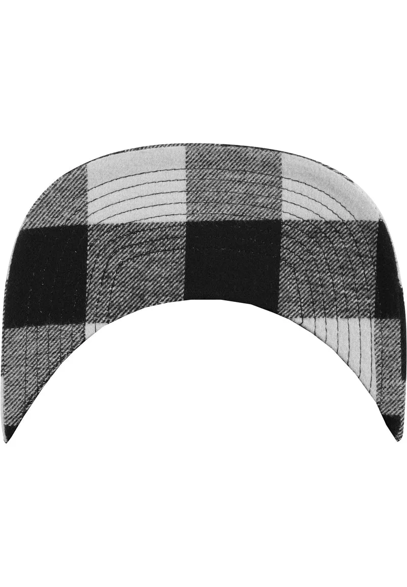 Checked Flanell Peak Snapback One Size