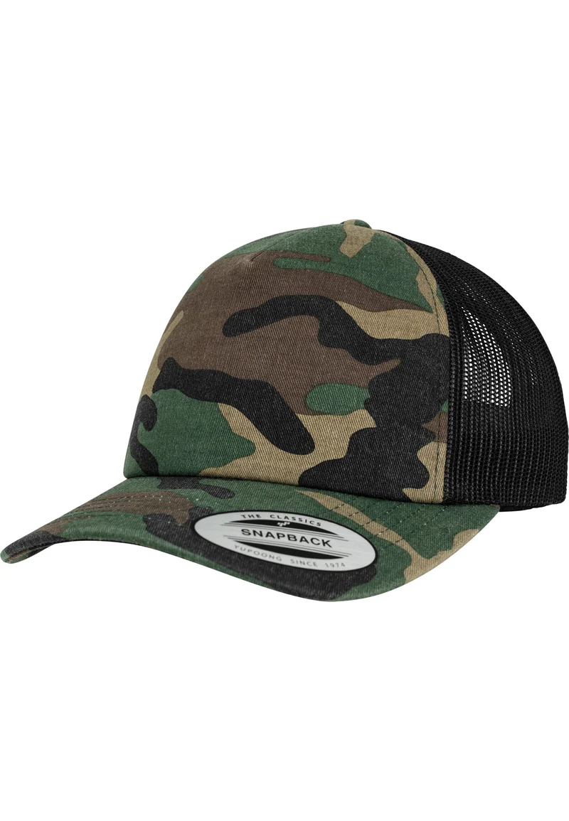 Camo Trucker Cap Snapback One Size