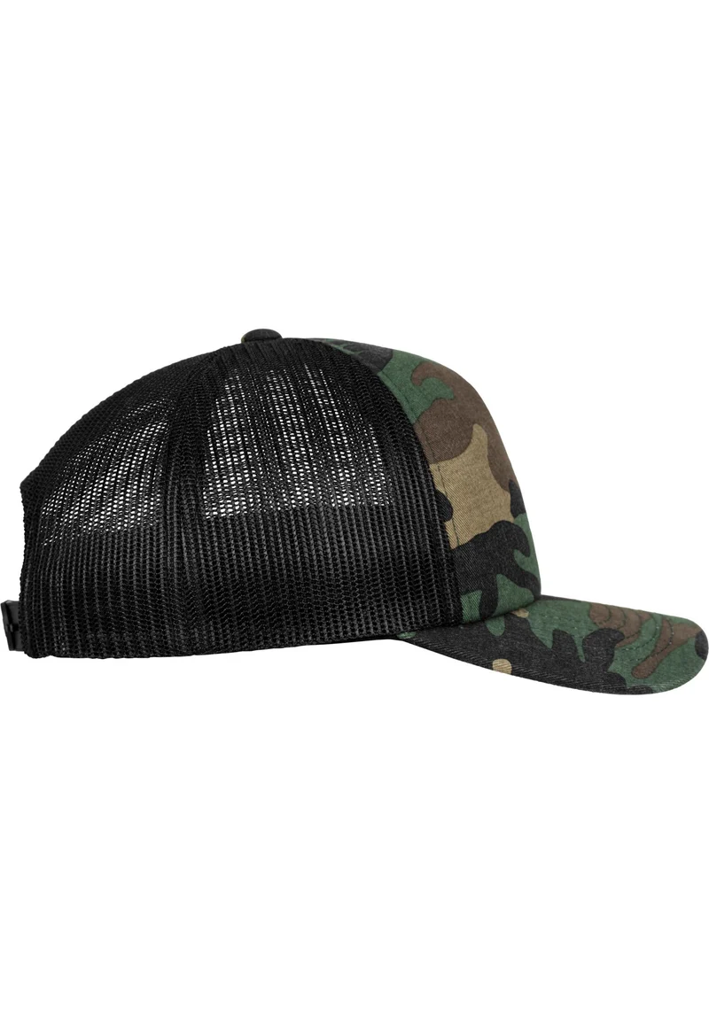 Camo Trucker Cap Snapback One Size