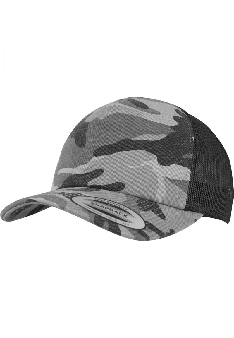 Camo Trucker Cap Snapback One Size