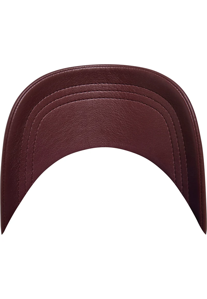 Synthetic Leather Trucker Snapback One Size