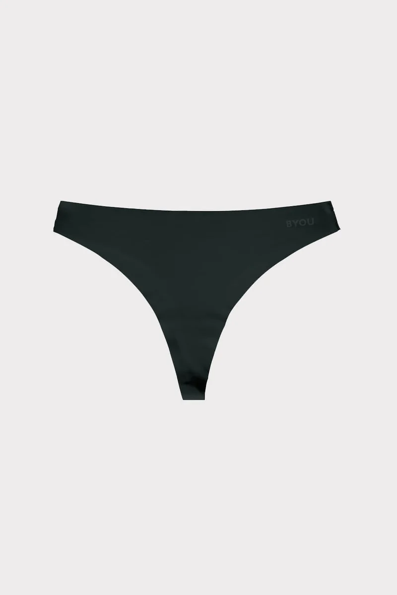 BYOU Seamless Thong - Black