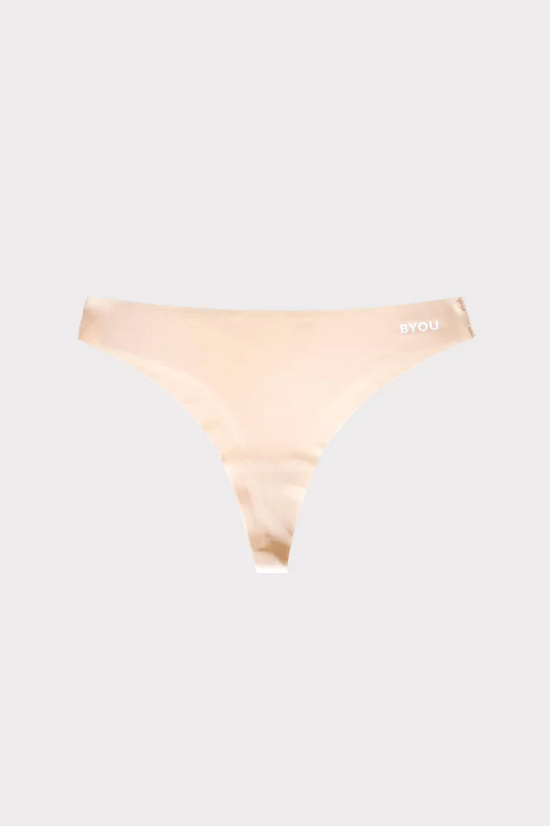 BYOU Seamless Thong - Beige
