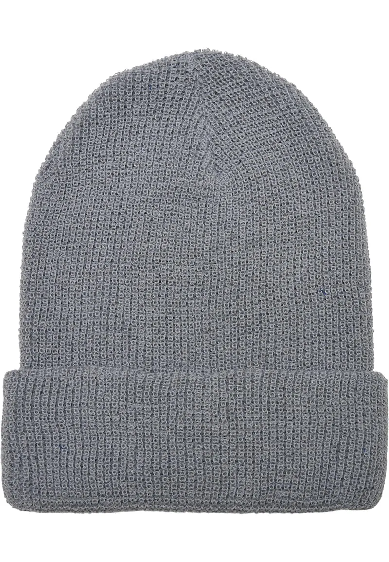 Recycled Yarn Waffle Knit Beanie One Size
