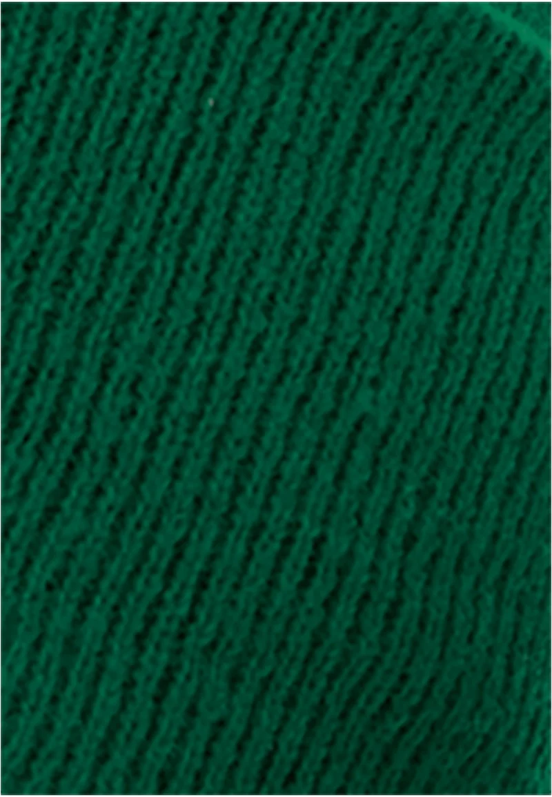 Cuffed Pom Pom Knit Beanie One Size