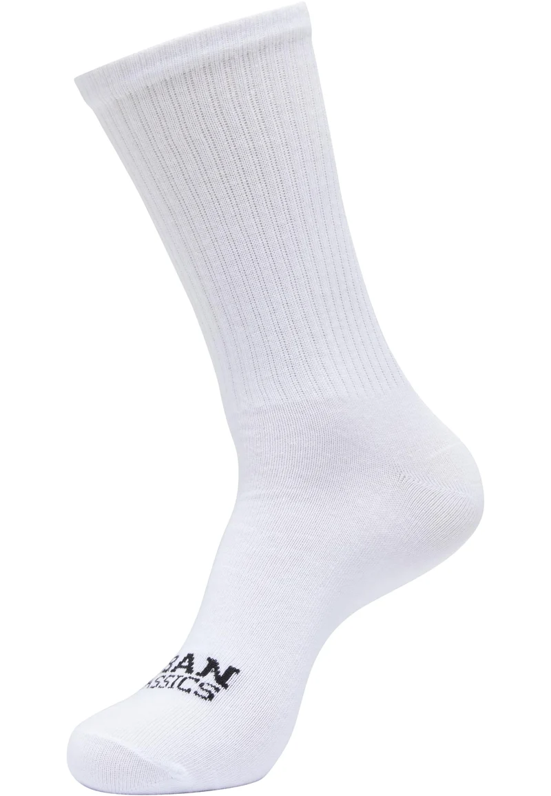 Simple Flat Knit Socks 3-Pack