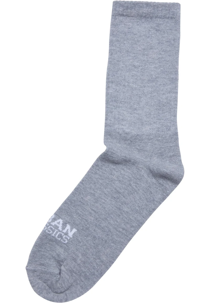 Simple Flat Knit Socks 3-Pack