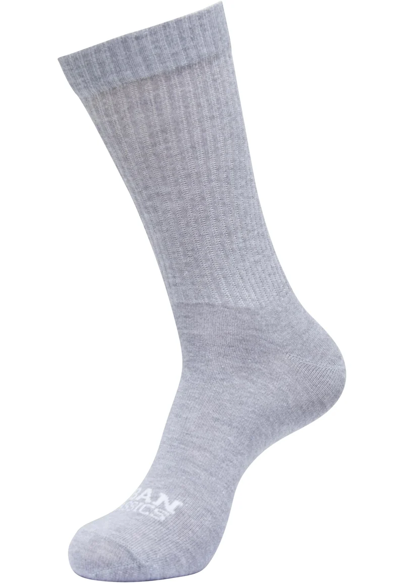 Simple Flat Knit Socks 3-Pack