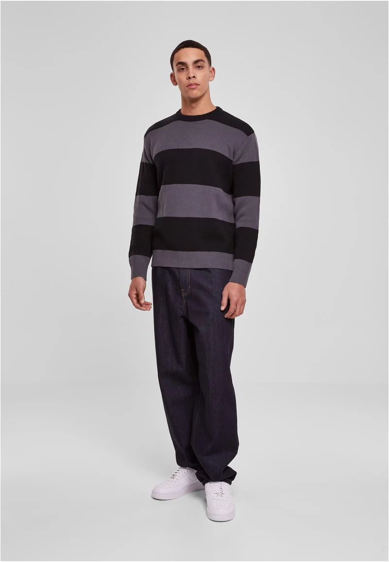 UC Heavy Oversized Striped Sweatshirt