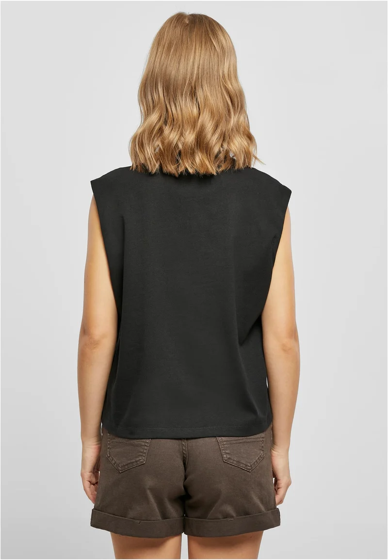 UC Organic Heavy Pleated Shoulder Top