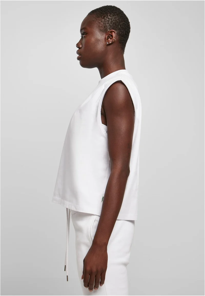 UC Organic Heavy Pleated Shoulder Top
