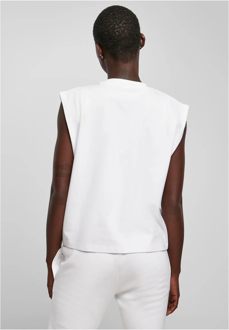 UC Organic Heavy Pleated Shoulder Top