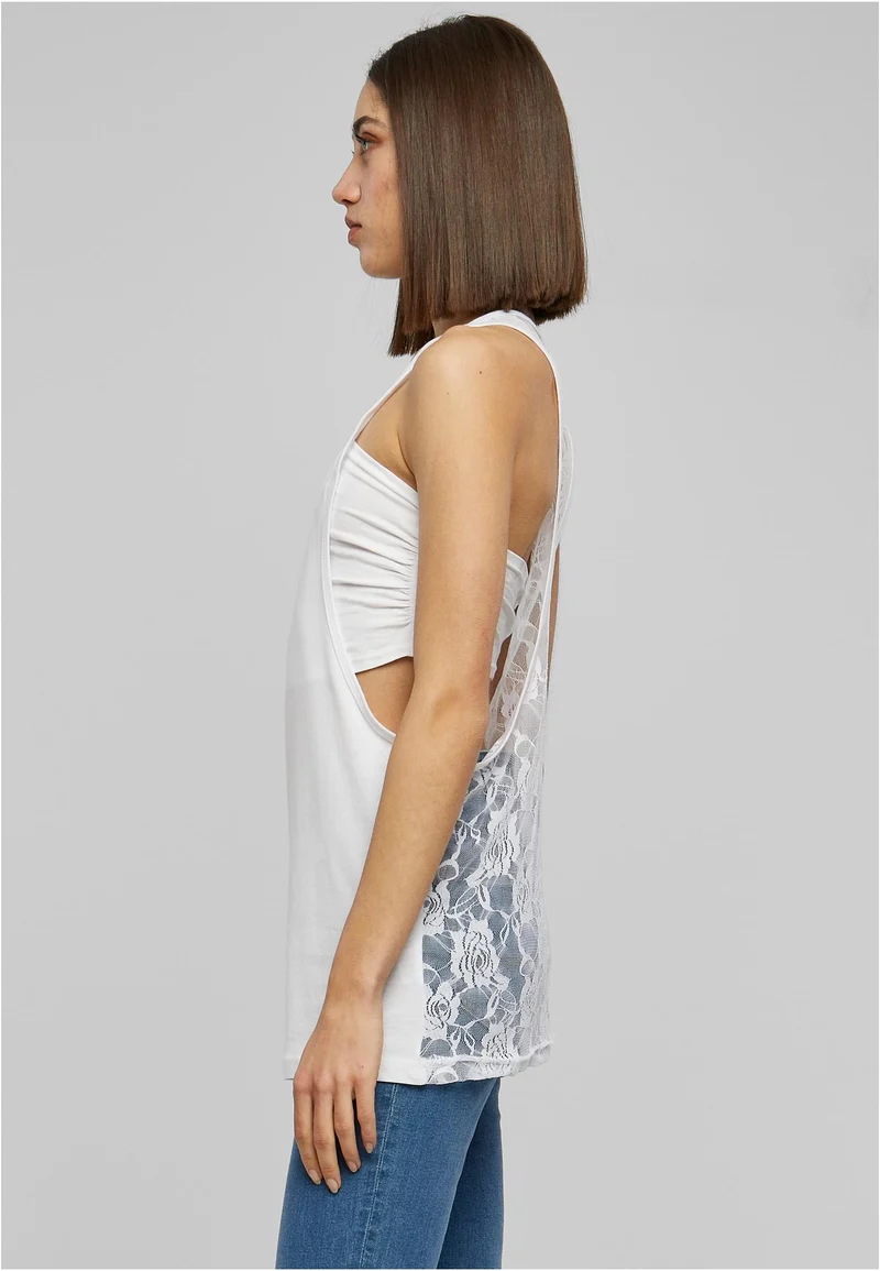 UC Floral Lace Loose Tank