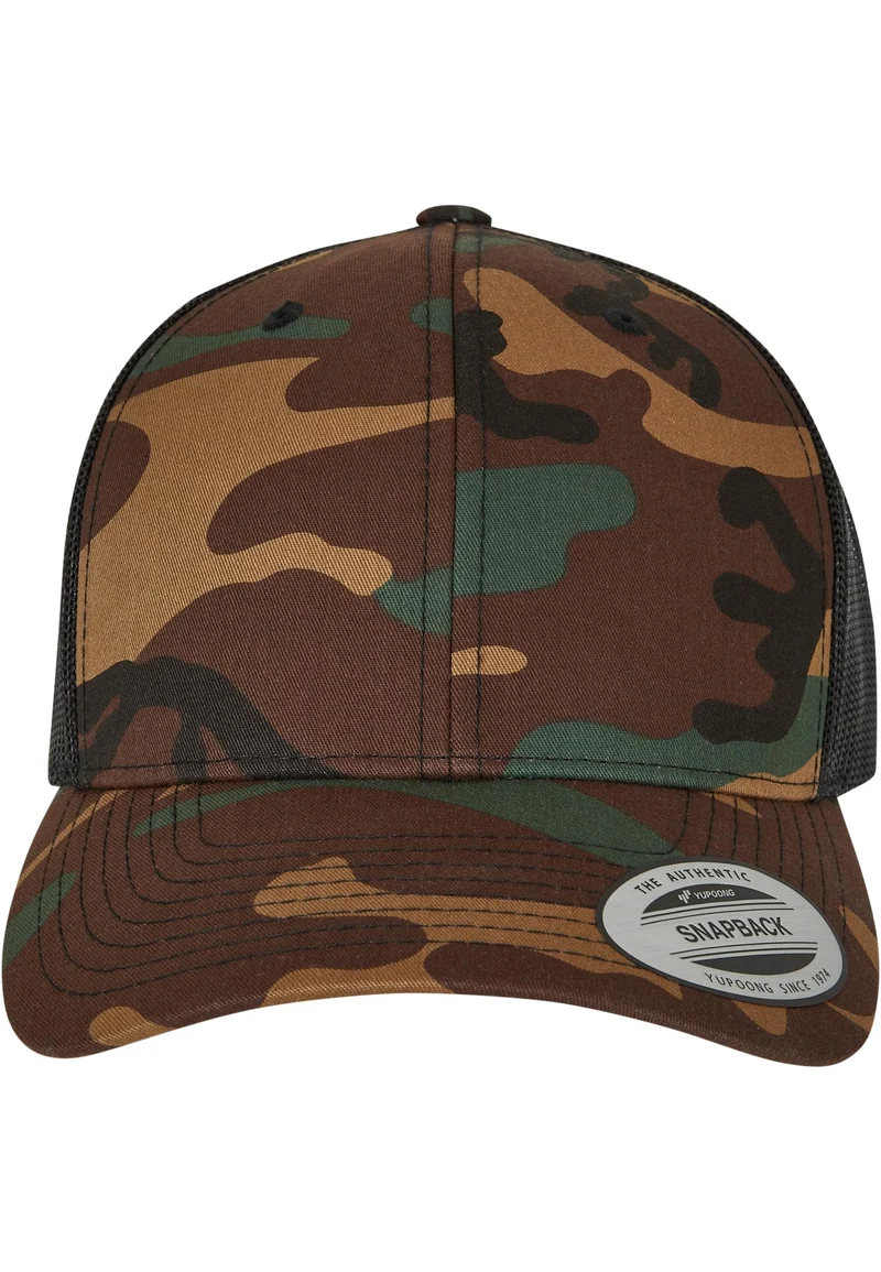 Retro Trucker Camo Snapback One Size