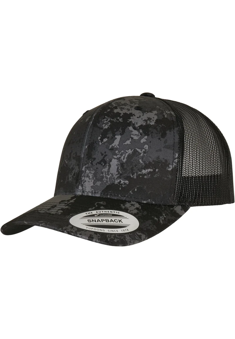 Camo Retro Trucker Cap Snapback One Size