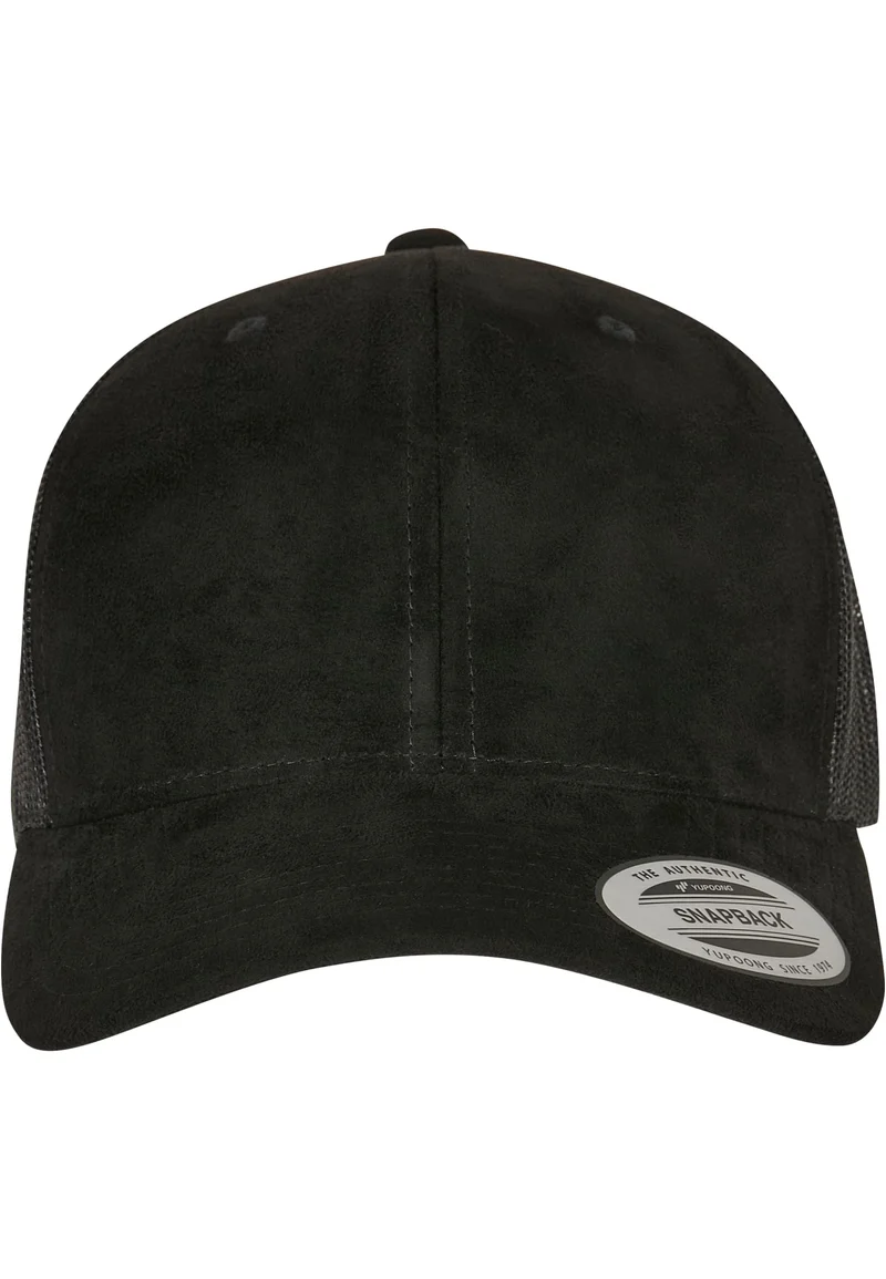 Suede Leather Cap Snapback One Size