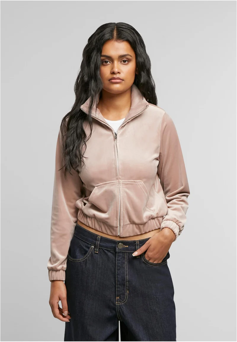 UC Short Velvet Track Jacket