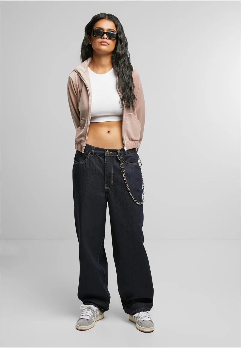 UC Short Velvet Track Jacket