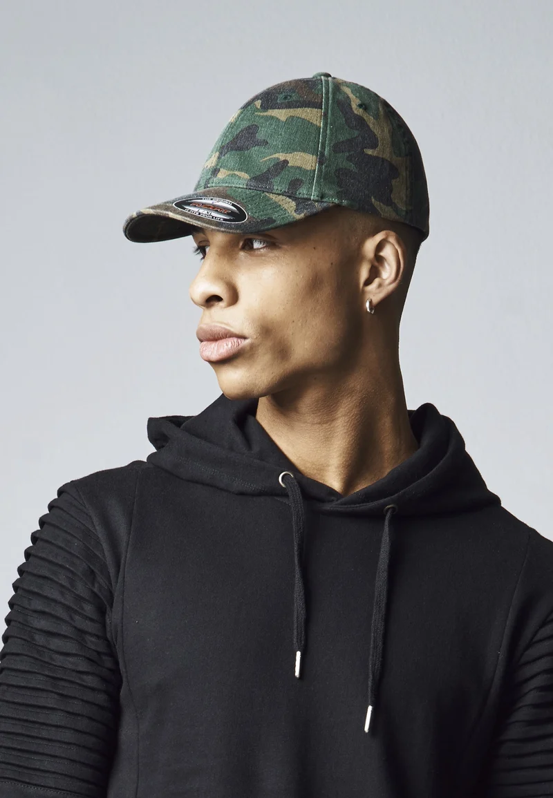 Flexfit Garment Washed Camo S/M