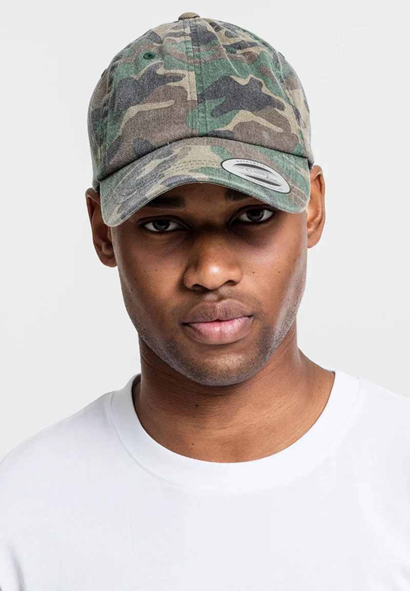 Flexfit Garment Washed Camo S/M