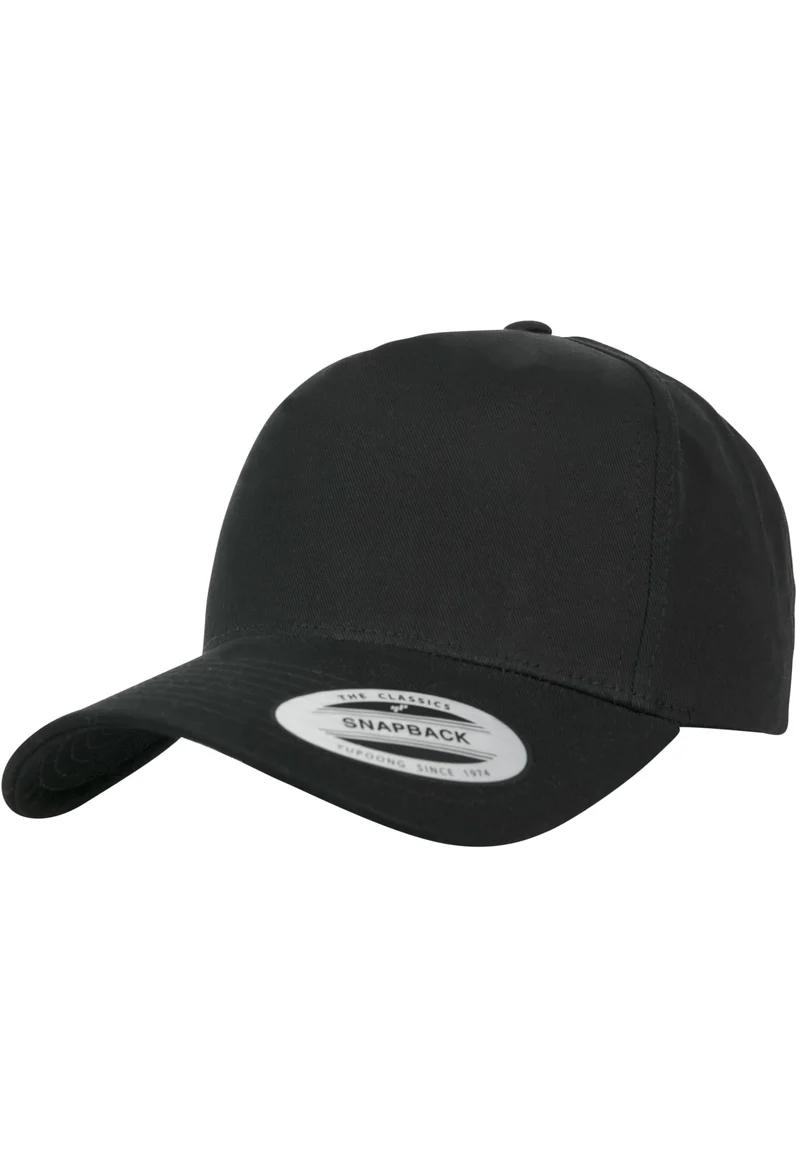 5-Panel Curved Classic Snapback One Size