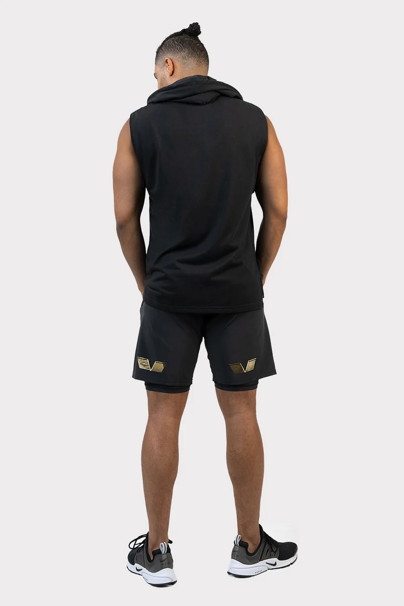 G Power Sleeveless Hoodie - Black