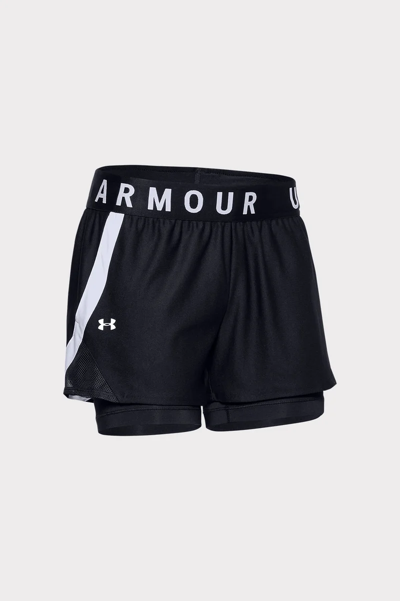 UA Play Up 2-in-1 Shorts - Black