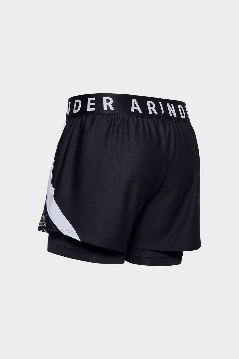 UA Play Up 2-in-1 Shorts - Black